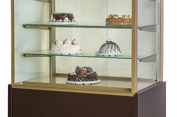 Витрина кондитерская Полюс ВХСв-0,9д Carboma Cube Люкс